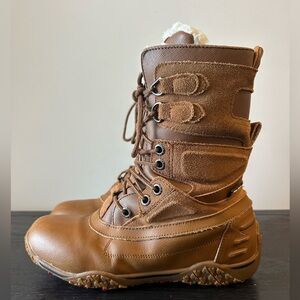 Pajar 963 Winter Boots Women's US 7-7.5 Mid Calf Leather Waterproof Brown